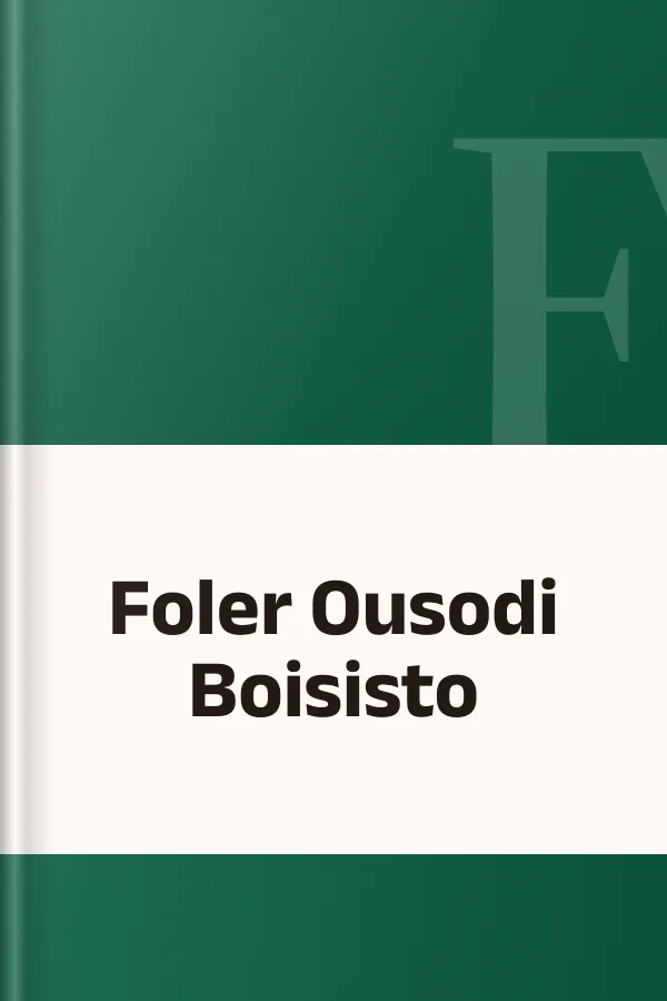 Foler Ousodi Boisisto, বইয়ের প্রচ্ছদ