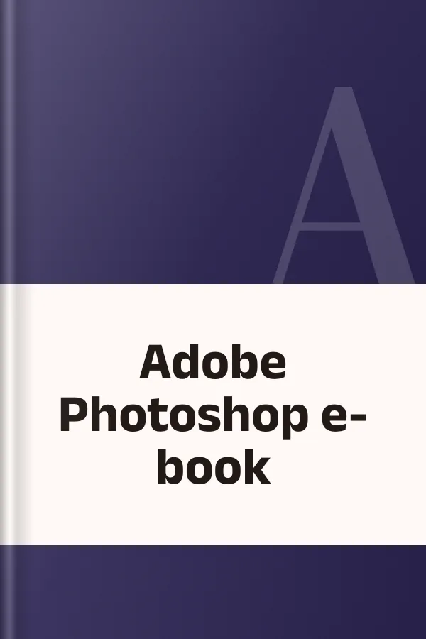Adobe Photoshop e-book, বইয়ের প্রচ্ছদ