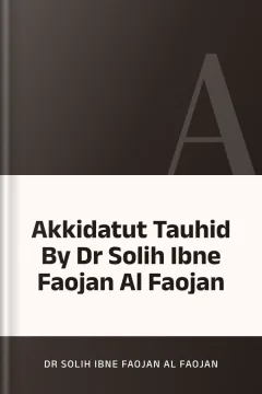 Akkidatut Tauhid By Dr Solih Ibne Faojan Al Faojan - Dr Solih Ibne Faojan Al Faojan