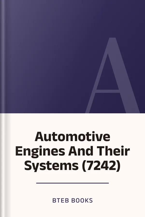 Automotive Engines And Their Systems (7242) লেখক BTEB Books, বইয়ের প্রচ্ছদ