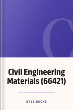 Civil Engineering Materials (66421) - BTEB Books