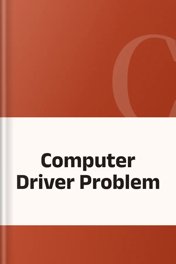 Computer Driver Problem, বইয়ের প্রচ্ছদ