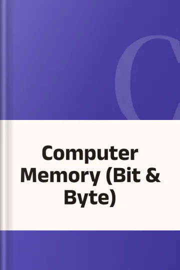 Computer Memory (Bit & Byte), বইয়ের প্রচ্ছদ