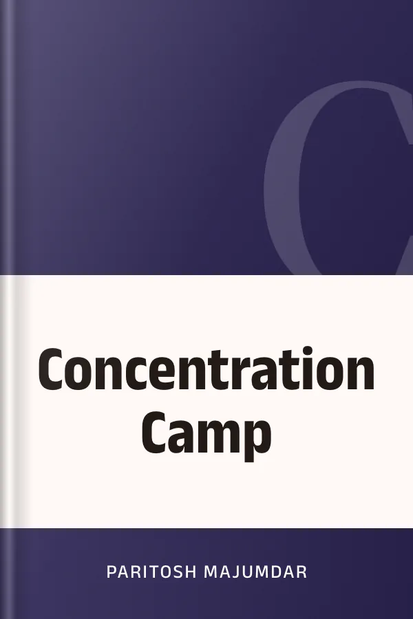 Concentration Camp লেখক Paritosh Majumdar, বইয়ের প্রচ্ছদ