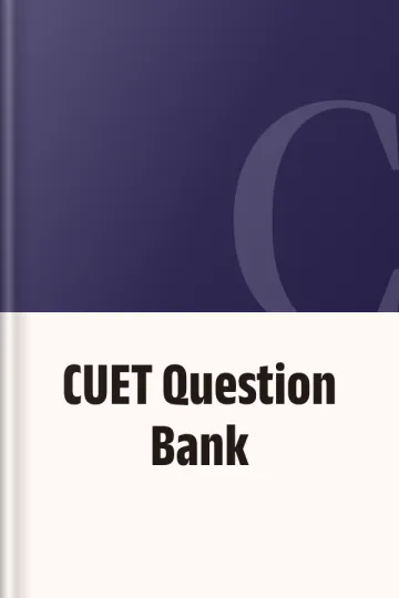 CUET Question Bank, বইয়ের প্রচ্ছদ
