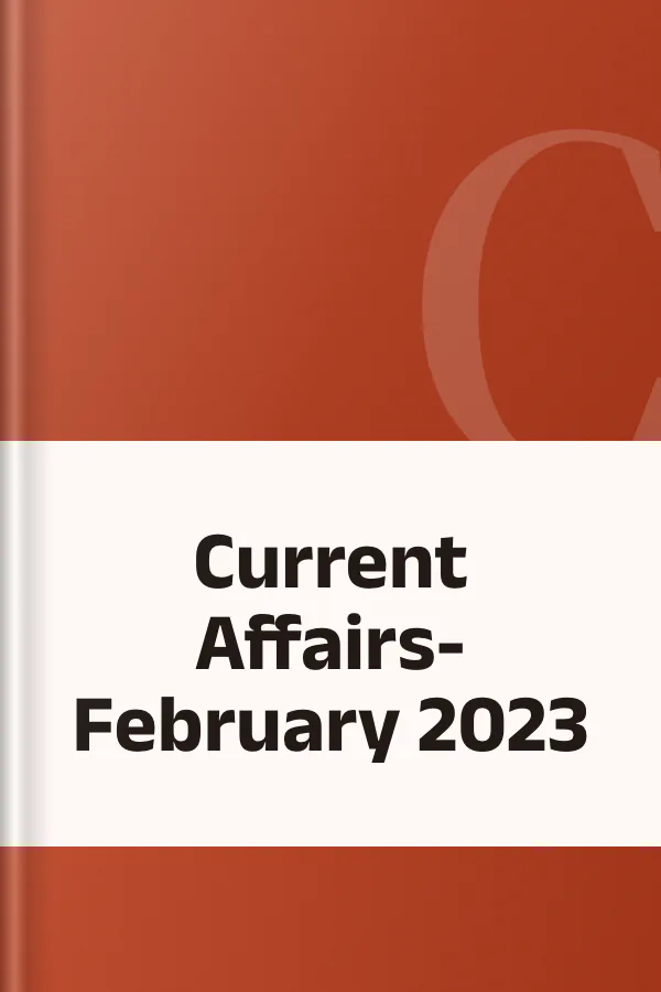 Current Affairs- February 2023, বইয়ের প্রচ্ছদ