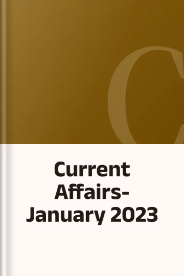 Current Affairs- January 2023, বইয়ের প্রচ্ছদ