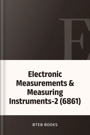 Electronic Measurements & Measuring Instruments-2 (6861) লেখক BTEB Books, বইয়ের প্রচ্ছদ