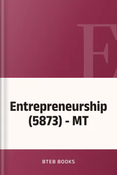 Entrepreneurship (5873) - MT - BTEB Books