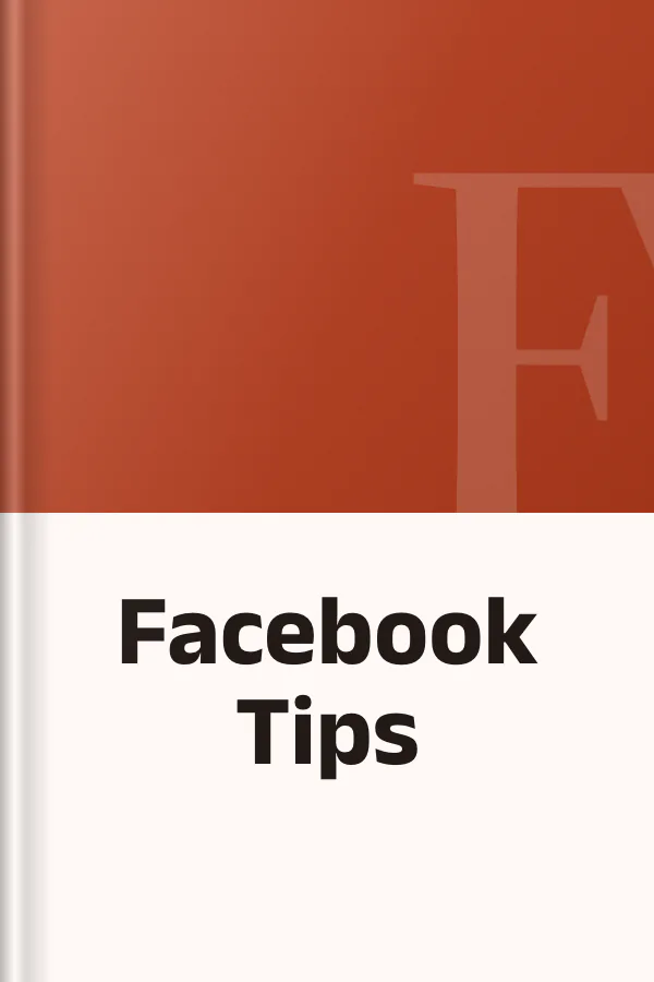 Facebook Tips, বইয়ের প্রচ্ছদ