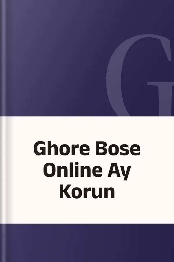 Ghore Bose Online Ay Korun, বইয়ের প্রচ্ছদ