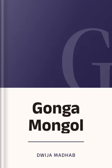 Gonga Mongol লেখক Dwija Madhab, বইয়ের প্রচ্ছদ