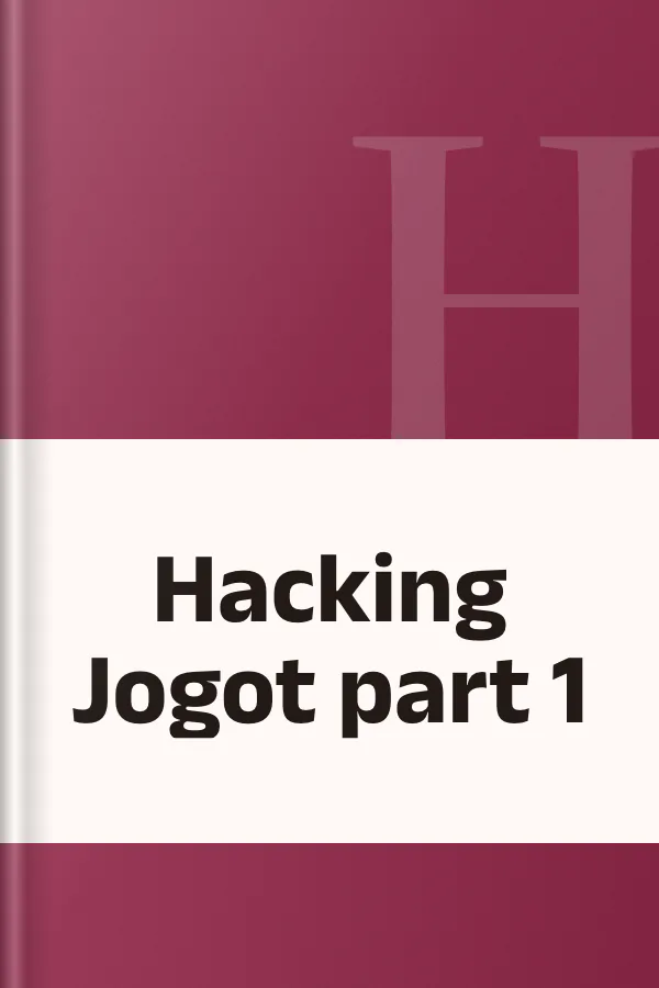 Hacking Jogot part 1, বইয়ের প্রচ্ছদ