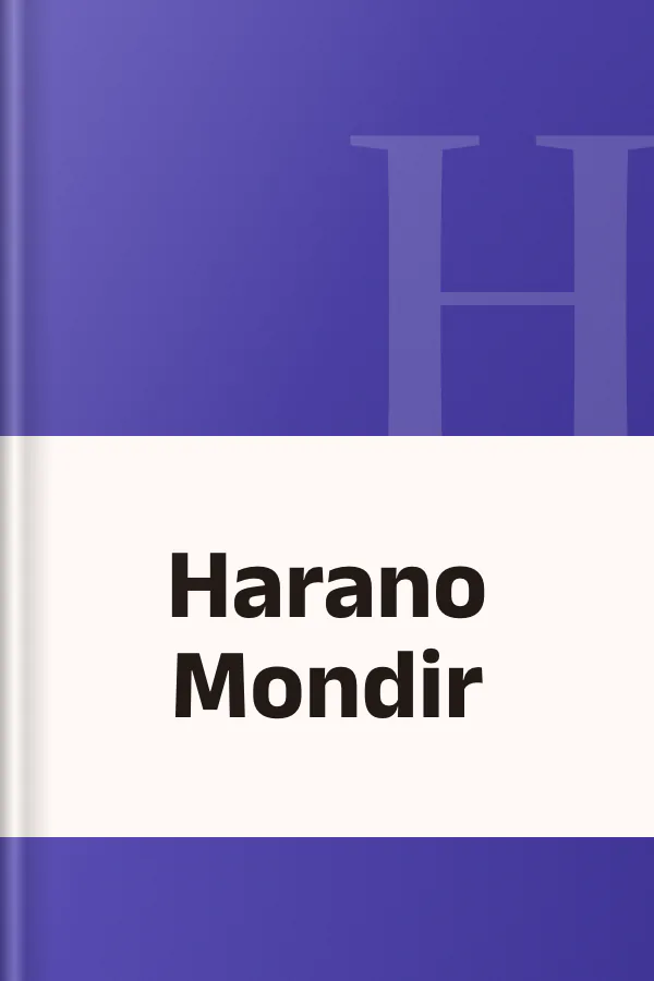Harano Mondir, বইয়ের প্রচ্ছদ