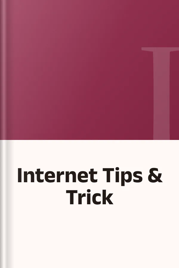 Internet Tips & Trick, বইয়ের প্রচ্ছদ