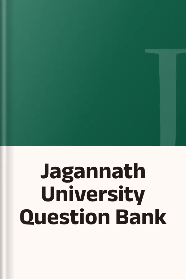 Jagannath University Question Bank, বইয়ের প্রচ্ছদ