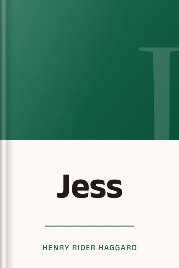 Jess লেখক Henry Rider Haggard, বইয়ের প্রচ্ছদ