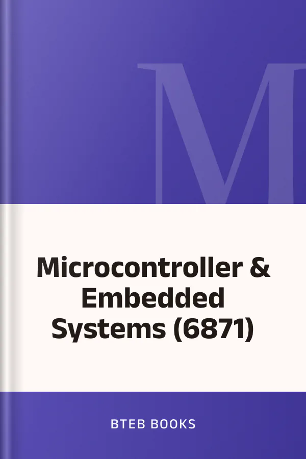 Microcontroller & Embedded Systems (6871) লেখক BTEB Books, বইয়ের প্রচ্ছদ