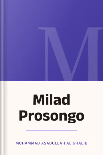 Milad Prosongo লেখক Muhammad Asadullah Al Ghalib, বইয়ের প্রচ্ছদ
