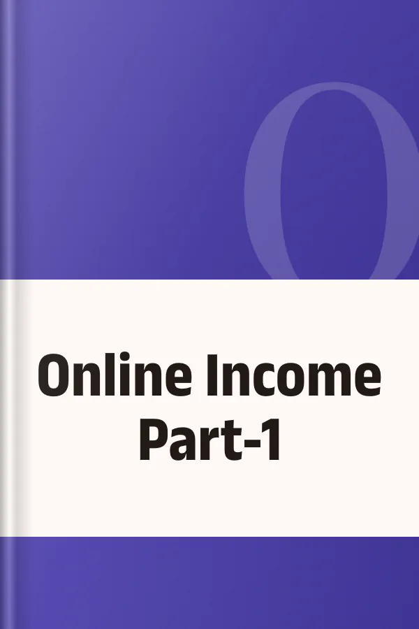 Online Income Part-1, বইয়ের প্রচ্ছদ