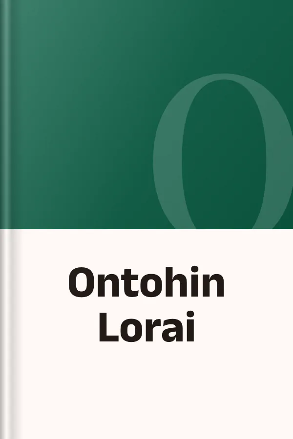 Ontohin Lorai, বইয়ের প্রচ্ছদ