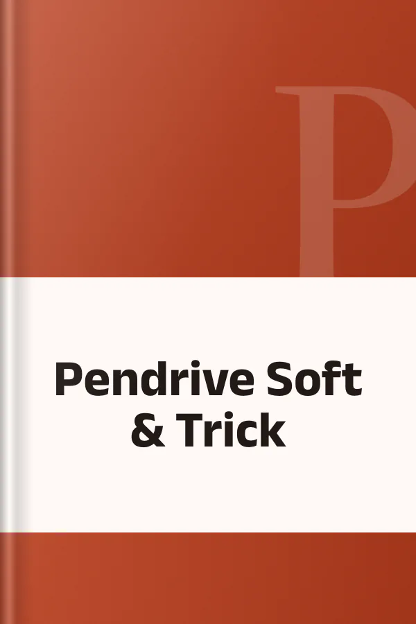 Pendrive Soft & Trick, বইয়ের প্রচ্ছদ