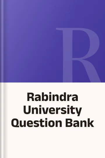 Rabindra University Question Bank, বইয়ের প্রচ্ছদ
