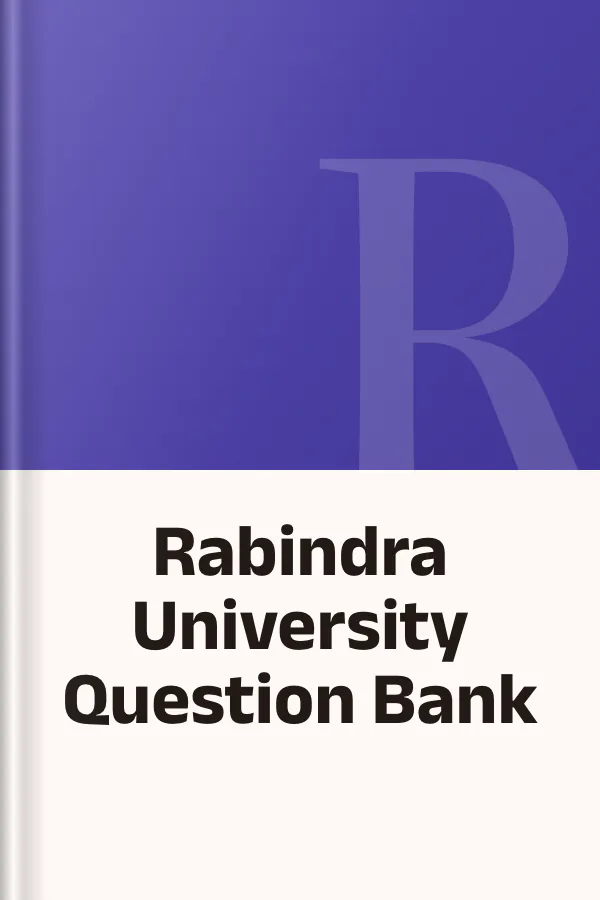 Rabindra University Question Bank, বইয়ের প্রচ্ছদ