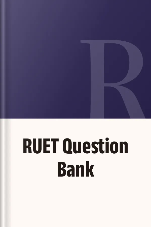 RUET Question Bank, বইয়ের প্রচ্ছদ