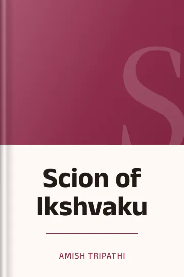 Scion of Ikshvaku লেখক Amish Tripathi, বইয়ের প্রচ্ছদ