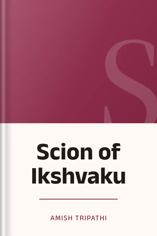 Scion of Ikshvaku লেখক Amish Tripathi, বইয়ের প্রচ্ছদ