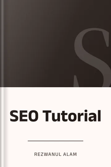 SEO Tutorial লেখক Rezwanul Alam, বইয়ের প্রচ্ছদ