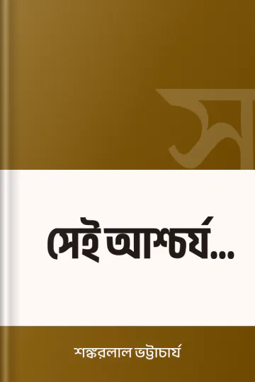 সেই আশ্চর্য বাড়িটা লেখক শঙ্করলাল ভট্টাচার্য, বইয়ের প্রচ্ছদ