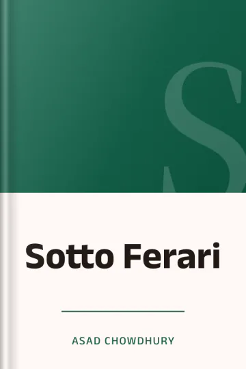 Sotto Ferari লেখক Asad Chowdhury, বইয়ের প্রচ্ছদ