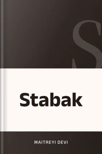 Stabak লেখক Maitreyi Devi, বইয়ের প্রচ্ছদ