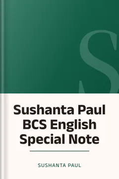Sushanta Paul BCS English Special Note - Sushanta Paul