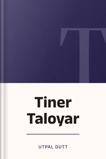 Tiner Taloyar লেখক Utpal Dutt, বইয়ের প্রচ্ছদ