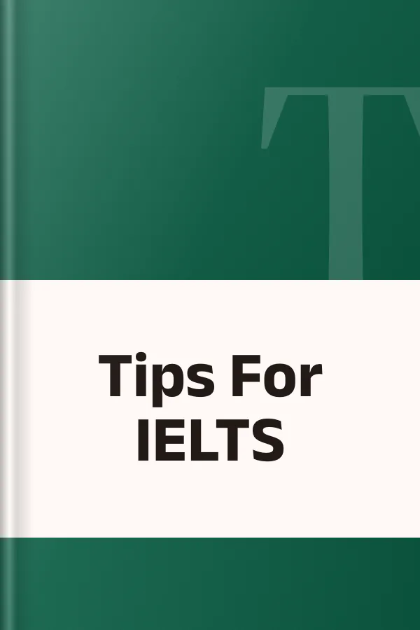 Tips For IELTS, বইয়ের প্রচ্ছদ