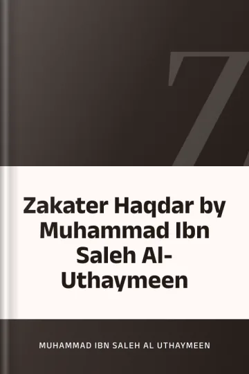 Zakater Haqdar by Muhammad Ibn Saleh Al-Uthaymeen লেখক Muhammad Ibn Saleh Al-Uthaymeen, বইয়ের প্রচ্ছদ