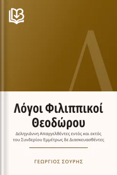 Λόγοι Φιλιππικοί Θεοδώρου - Γεώργιος Σουρής