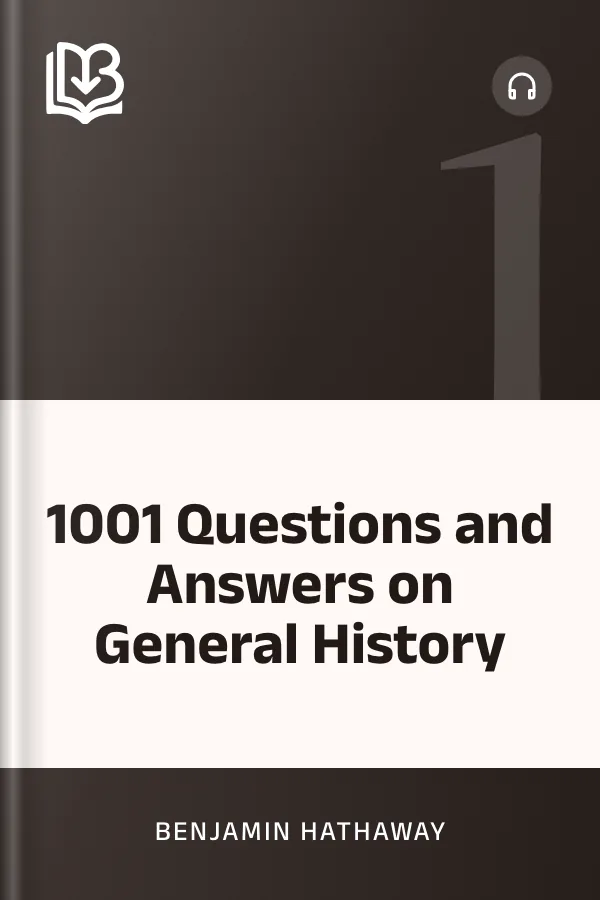 1001 Questions and Answers on General History by Benjamin Hathaway, book cover