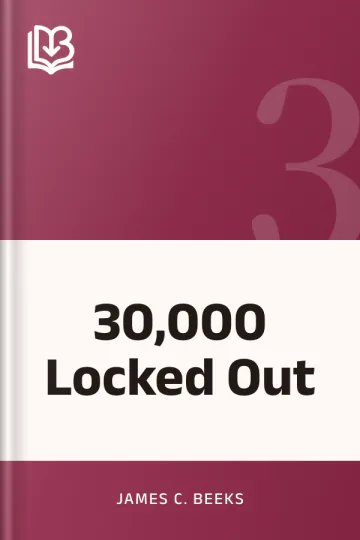 30,000 Locked Out by James C. Beeks, book cover