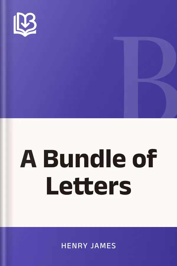 A Bundle of Letters by Henry James, book cover