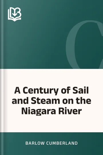 A Century of Sail and Steam on the Niagara River by Barlow Cumberland, book cover