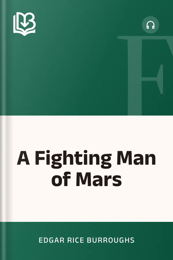 A Fighting Man of Mars by Edgar Rice Burroughs, book cover