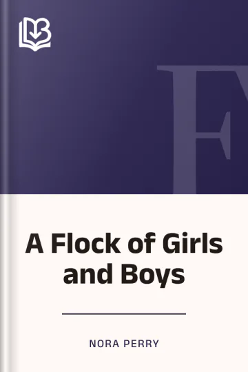 A Flock of Girls and Boys by Nora Perry, book cover