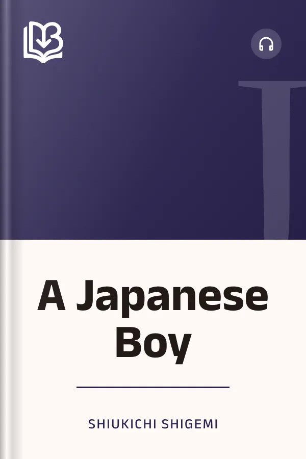 A Japanese Boy by Shiukichi Shigemi, book cover