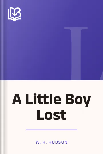 A Little Boy Lost by W. H. Hudson, book cover