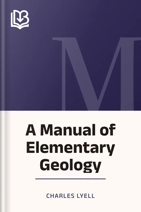 A Manual of Elementary Geology by Charles Lyell, book cover