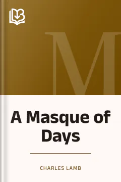 A Masque of Days - Charles Lamb